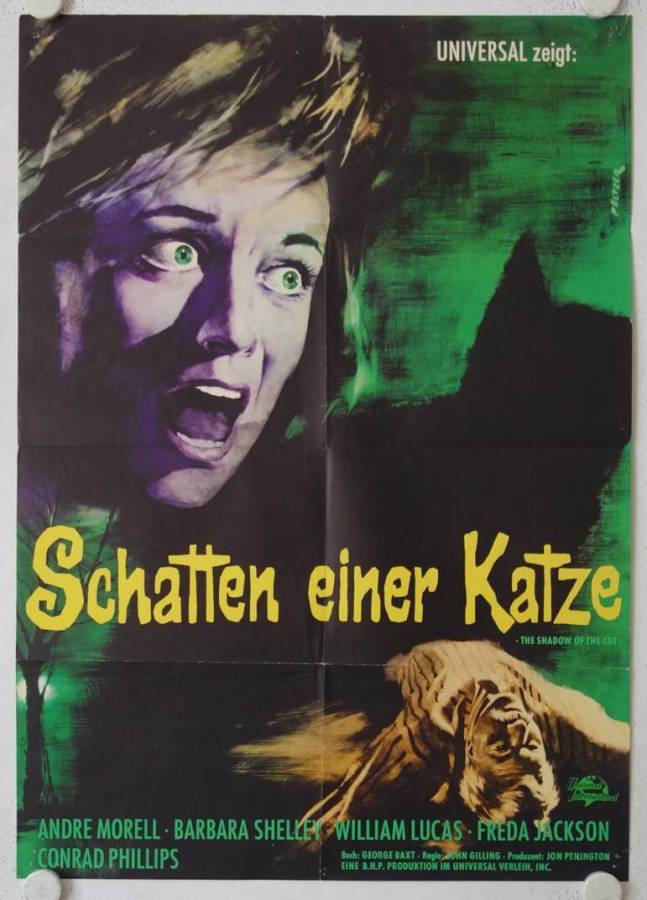 Schatten einer Katze originales deutsches Filmplakat